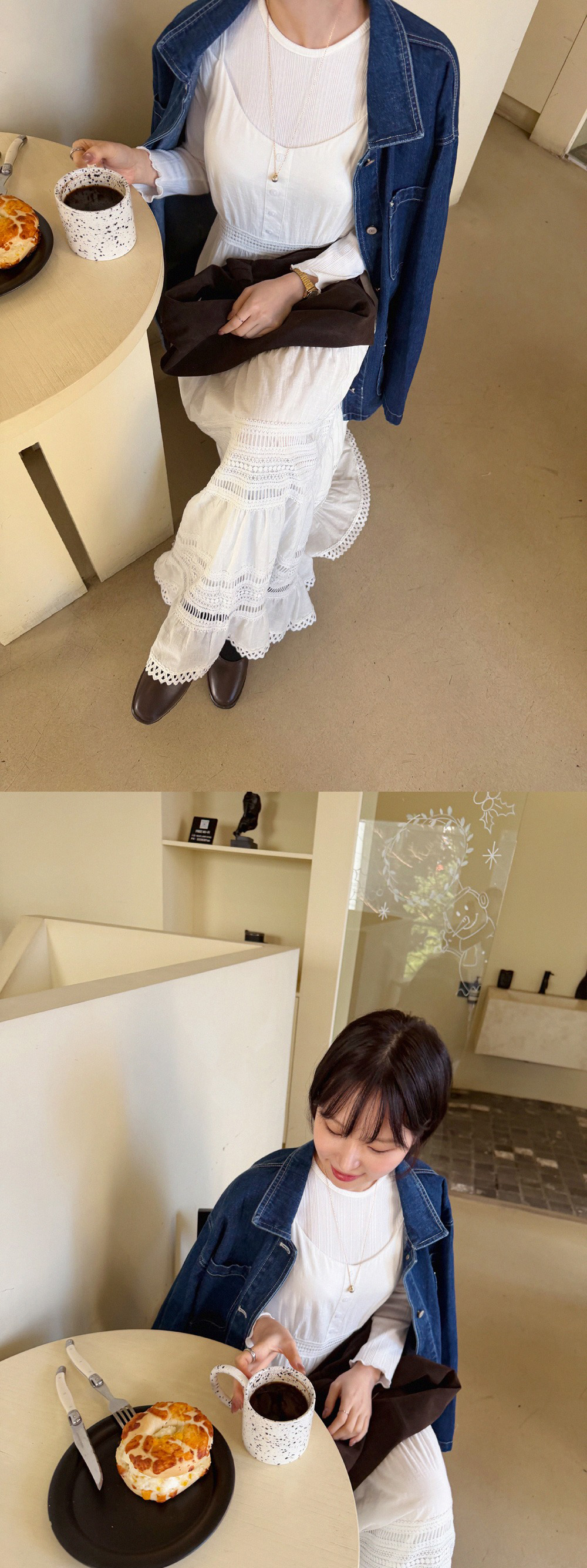 經典寬鬆牛仔夾克外套,KOREA,354627,經典寬鬆牛仔夾克外套,領500,999免運