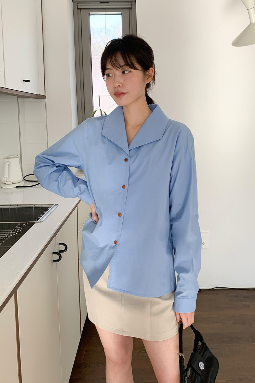 氣質百搭西裝感短裙,KOREA,354719,氣質百搭西裝感短裙,領500,999免運