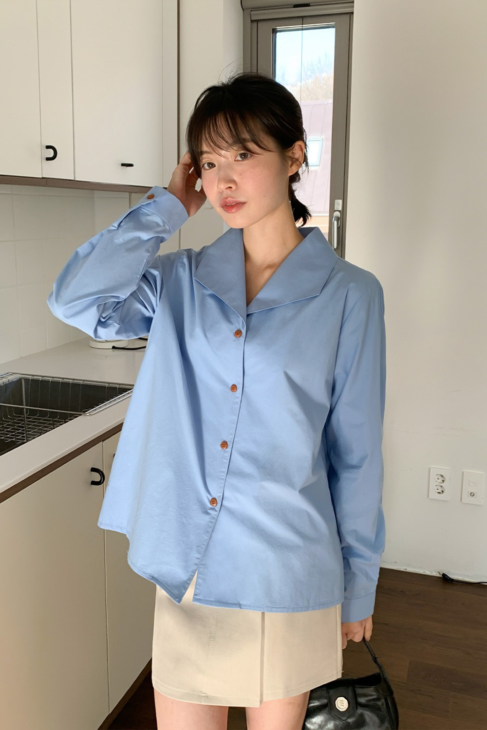 氣質百搭西裝感短裙,KOREA,354719,氣質百搭西裝感短裙,領500,999免運