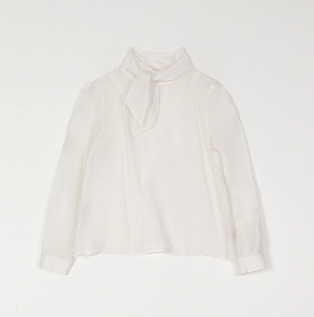 優雅立領綁帶襯衫,KOREA,354724,優雅立領綁帶襯衫,領500,999免運