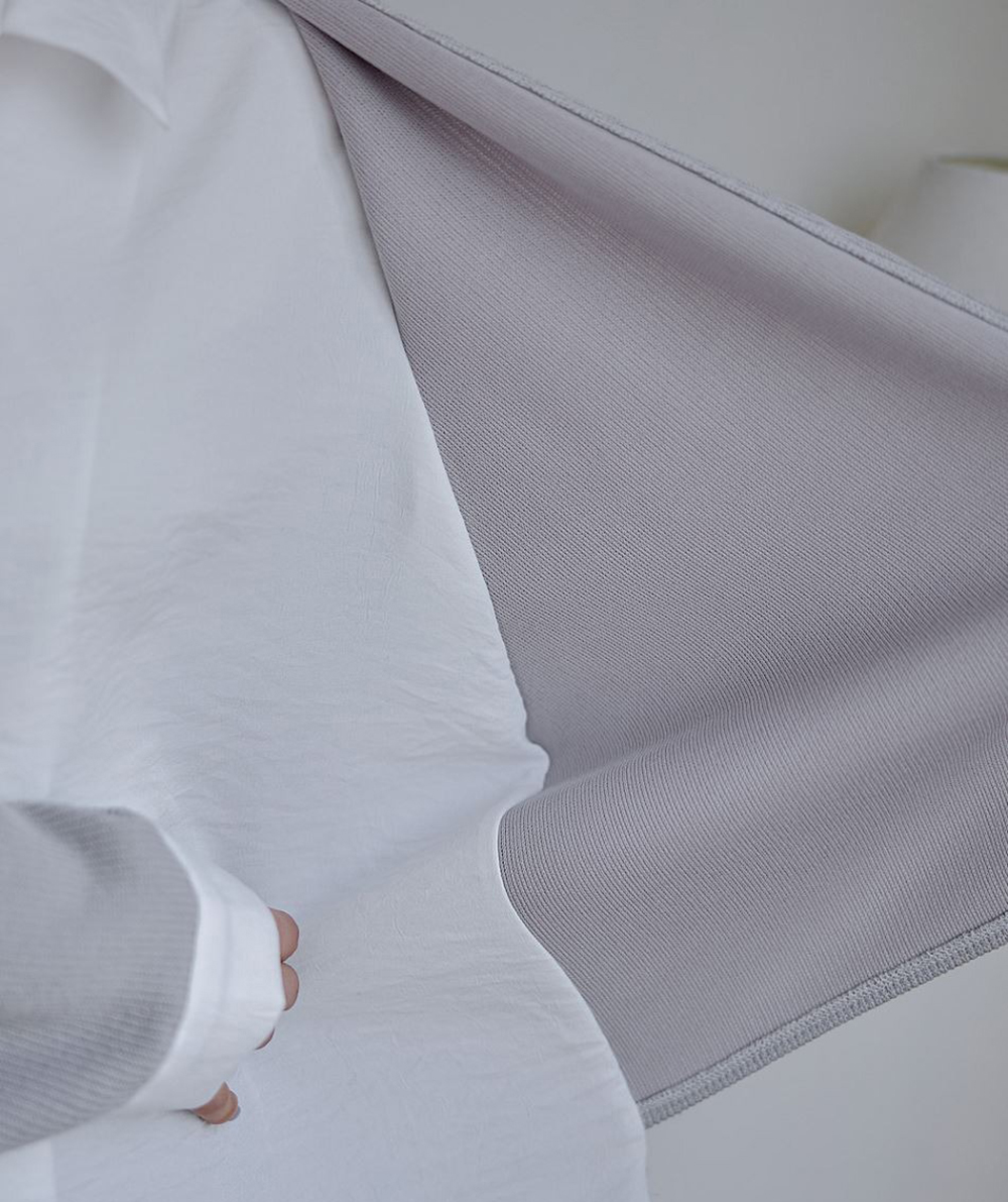 層次感假兩件開襟上衣,襯衫,KOREA,354811,層次感假兩件開襟上衣,999免運