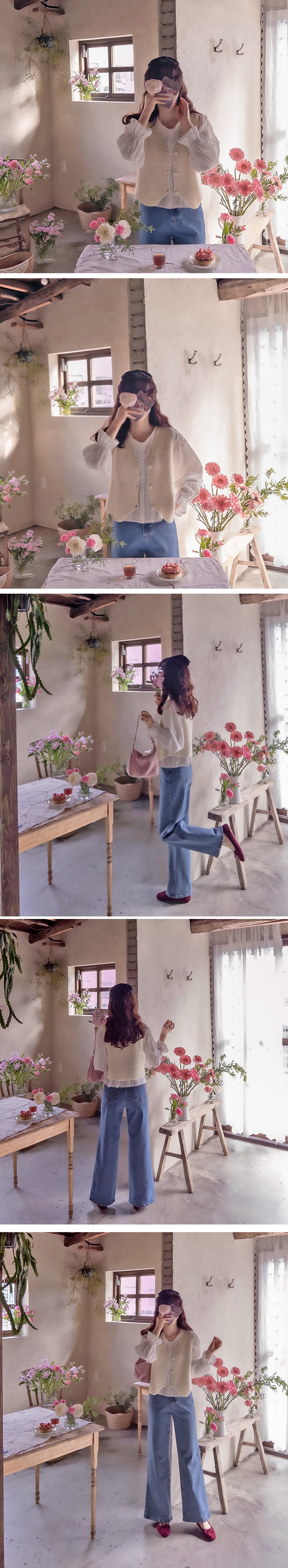 精緻波浪蕾絲V領襯衫,KOREA,354859,精緻波浪蕾絲V領襯衫,周新品優惠,NEWARRIVAL