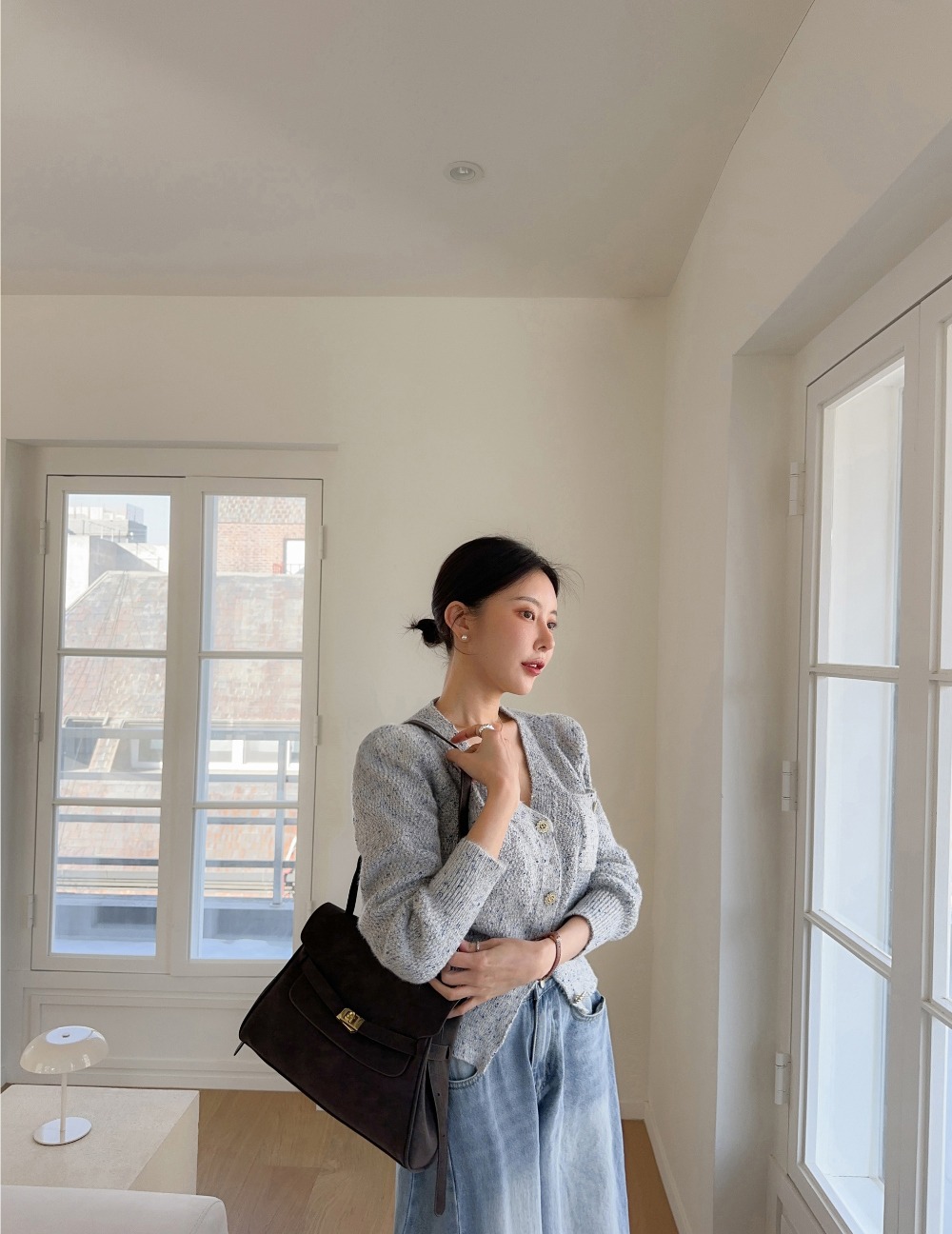 輕奢氣質針織開襟上衣,KOREA,354162,輕奢氣質針織開襟上衣,周新品優惠,NEWARRIVAL