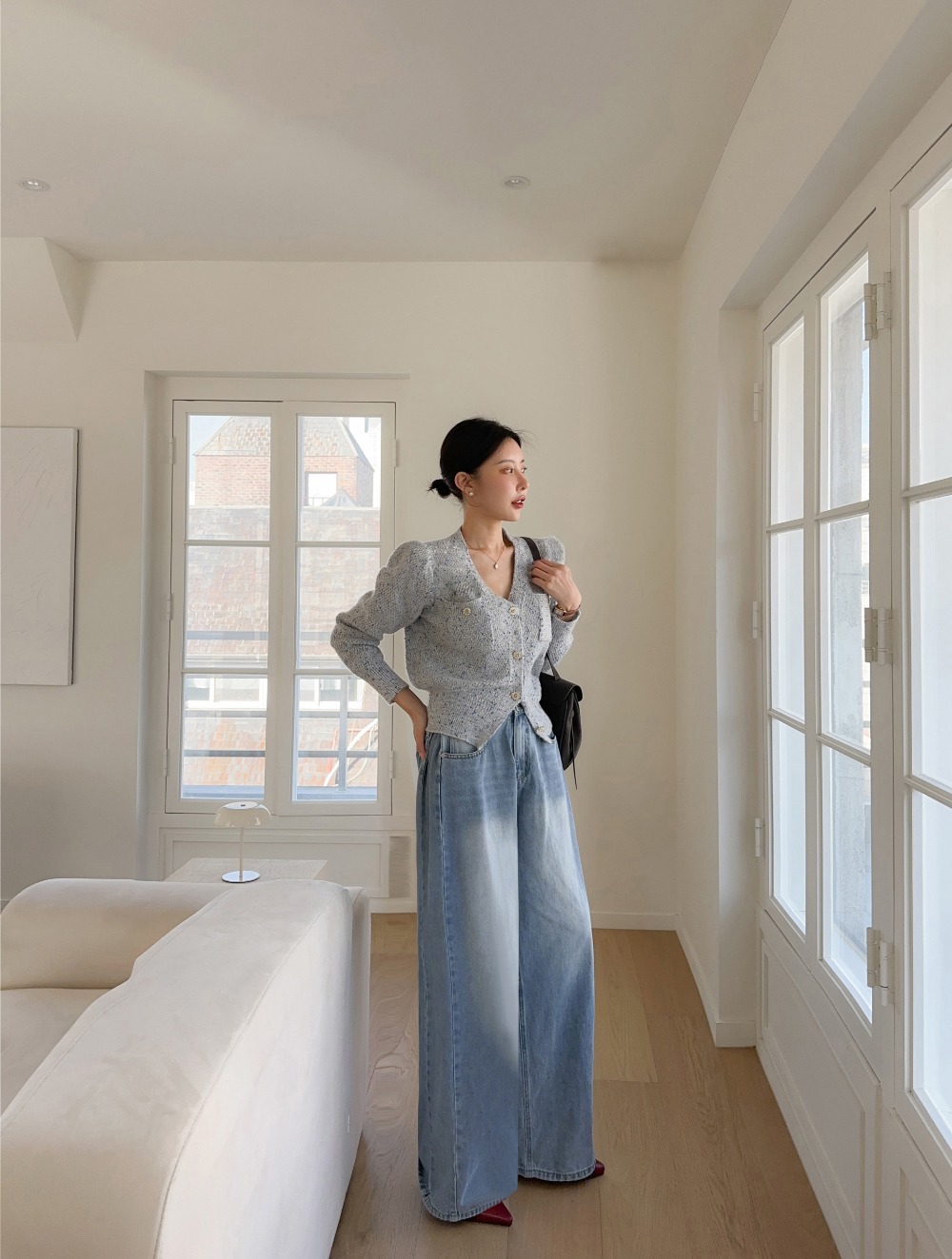 輕奢氣質針織開襟上衣,KOREA,354162,輕奢氣質針織開襟上衣,周新品優惠,NEWARRIVAL