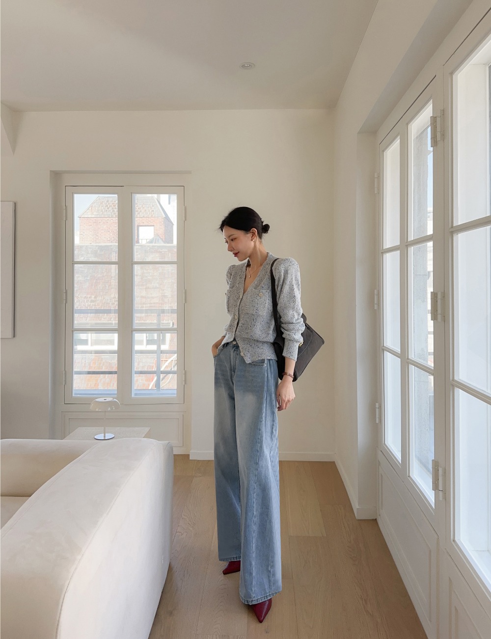 輕奢氣質針織開襟上衣,KOREA,354162,輕奢氣質針織開襟上衣,周新品優惠,NEWARRIVAL