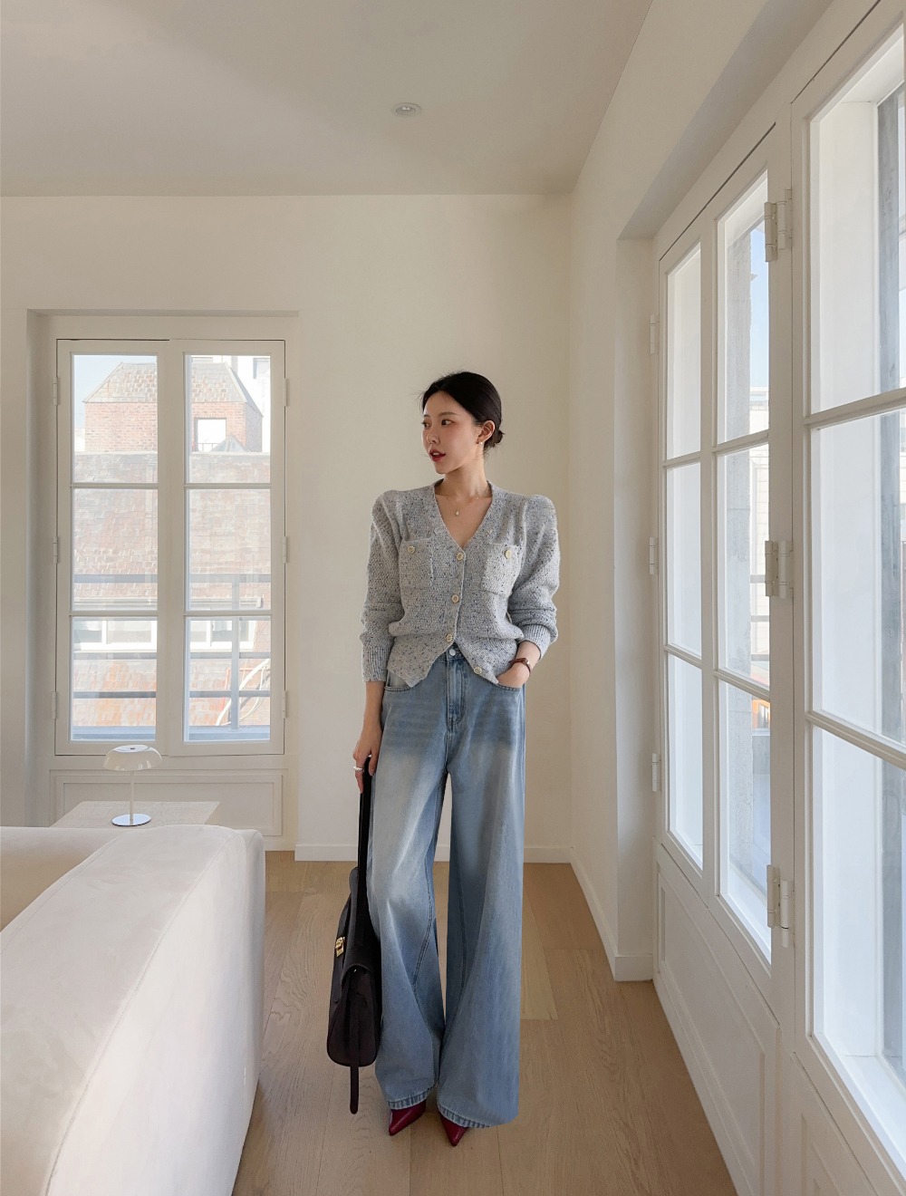 輕奢氣質針織開襟上衣,KOREA,354162,輕奢氣質針織開襟上衣,周新品優惠,NEWARRIVAL