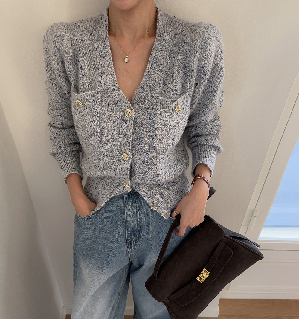 輕奢氣質針織開襟上衣,KOREA,354162,輕奢氣質針織開襟上衣,周新品優惠,NEWARRIVAL