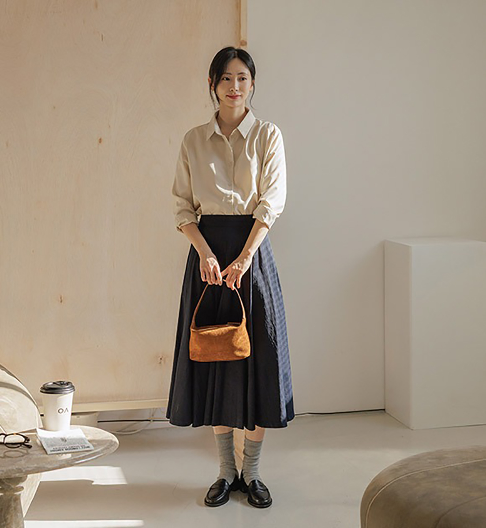 日常百搭微彈款襯衫,KOREA,354450,日常百搭微彈款襯衫,周新品優惠,NEWARRIVAL