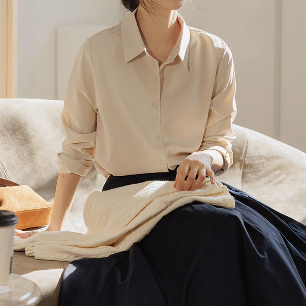日常百搭微彈款襯衫
