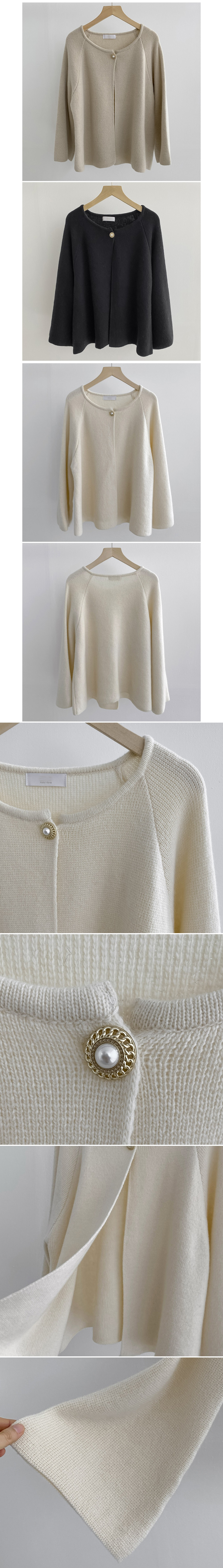 精緻珍珠釦針織外套,KOREA,354556,精緻珍珠釦針織外套,周新品優惠,NEWARRIVAL