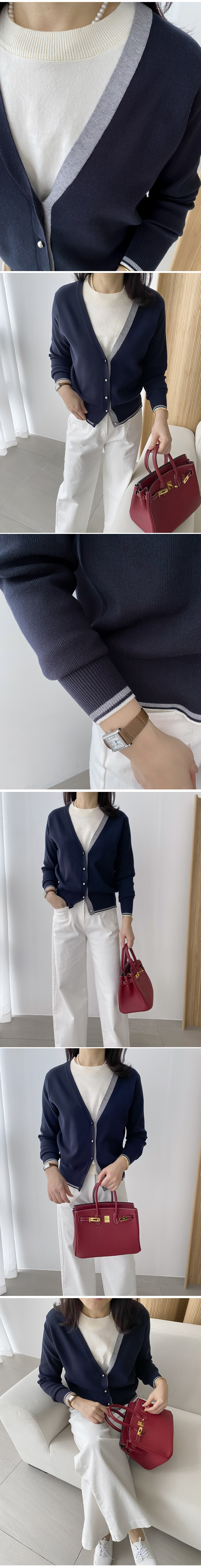 撞色假兩件針織上衣,KOREA,354564,撞色假兩件針織上衣,周新品優惠,NEWARRIVAL