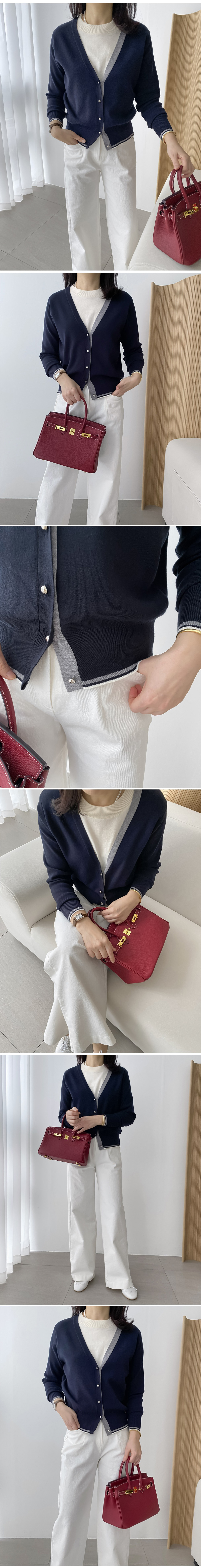 撞色假兩件針織上衣,KOREA,354564,撞色假兩件針織上衣,周新品優惠,NEWARRIVAL