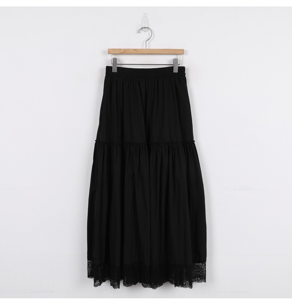 復古蕾絲拼接蛋糕長裙,KOREA,355840,復古蕾絲拼接蛋糕長裙,領500,999免運