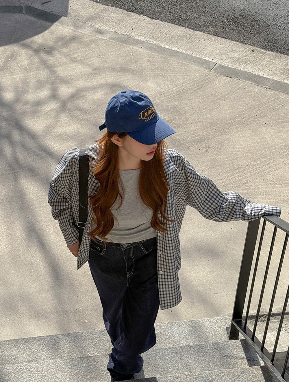 慵懶感小方格寬鬆襯衫,KOREA,355887,慵懶感小方格寬鬆襯衫,周新品優惠,NEWARRIVAL