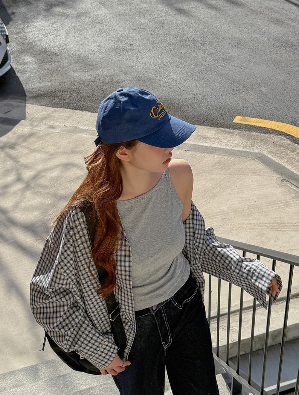 慵懶感小方格寬鬆襯衫,KOREA,355887,慵懶感小方格寬鬆襯衫,周新品優惠,NEWARRIVAL