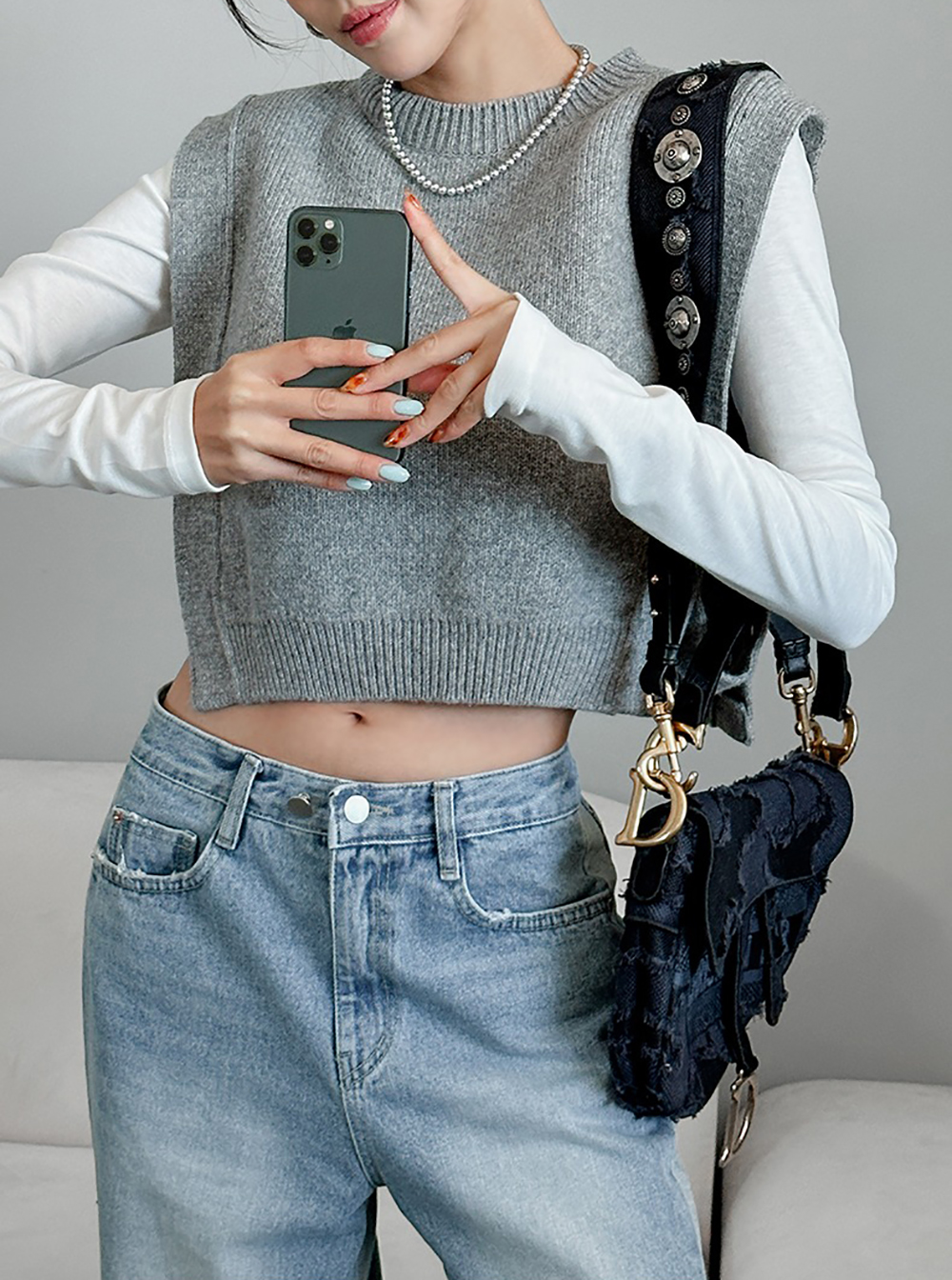 撞色拼接抽鬚牛仔褲,KOREA,355286,撞色拼接抽鬚牛仔褲,領500,999免運