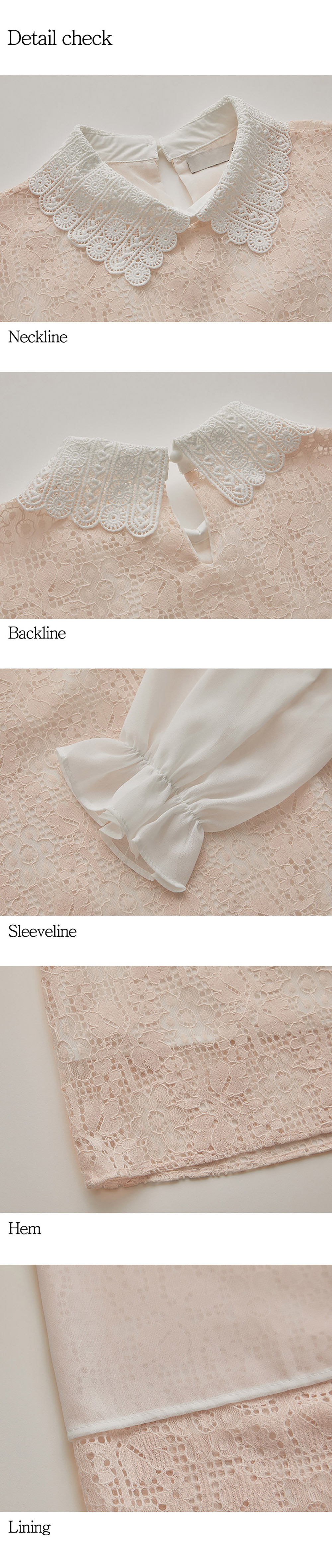 花朵蕾絲拼接袖襯衫,KOREA,355513,花朵蕾絲拼接袖襯衫,領500,999免運