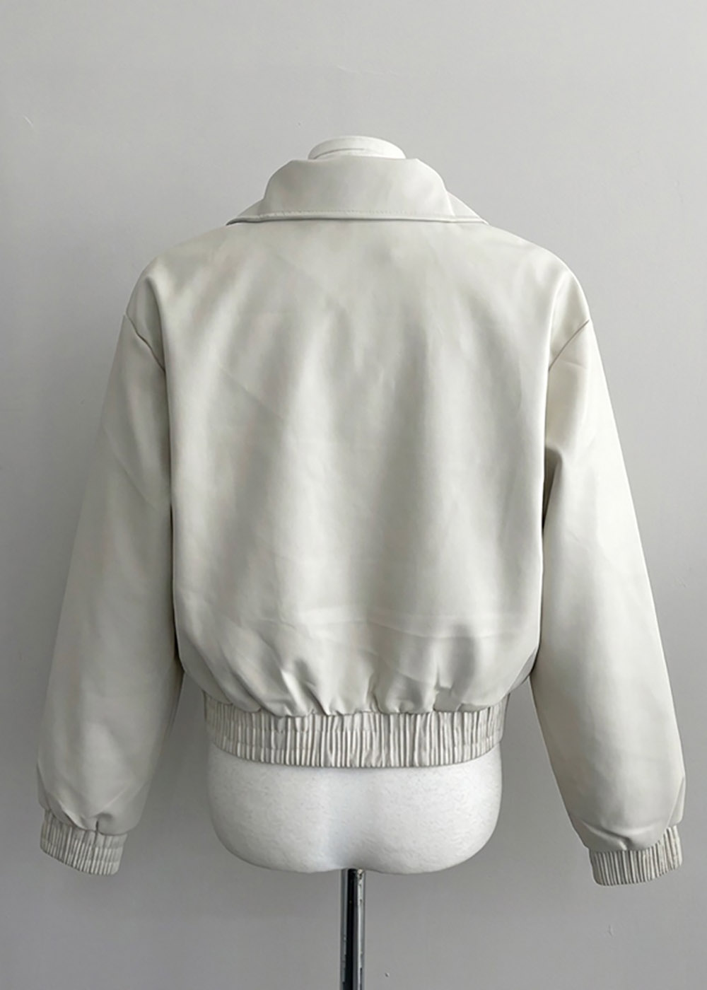 雙向拉鍊皮夾克外套,KOREA,358088,雙向拉鍊皮夾克外套,領500,999免運