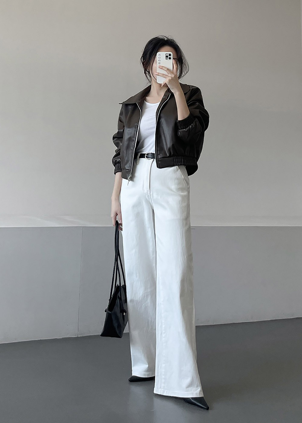 雙向拉鍊皮夾克外套,KOREA,358088,雙向拉鍊皮夾克外套,領500,999免運