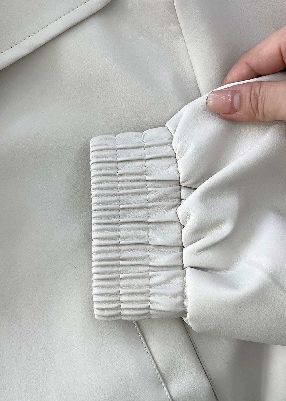 雙向拉鍊皮夾克外套,KOREA,358088,雙向拉鍊皮夾克外套,領500,999免運