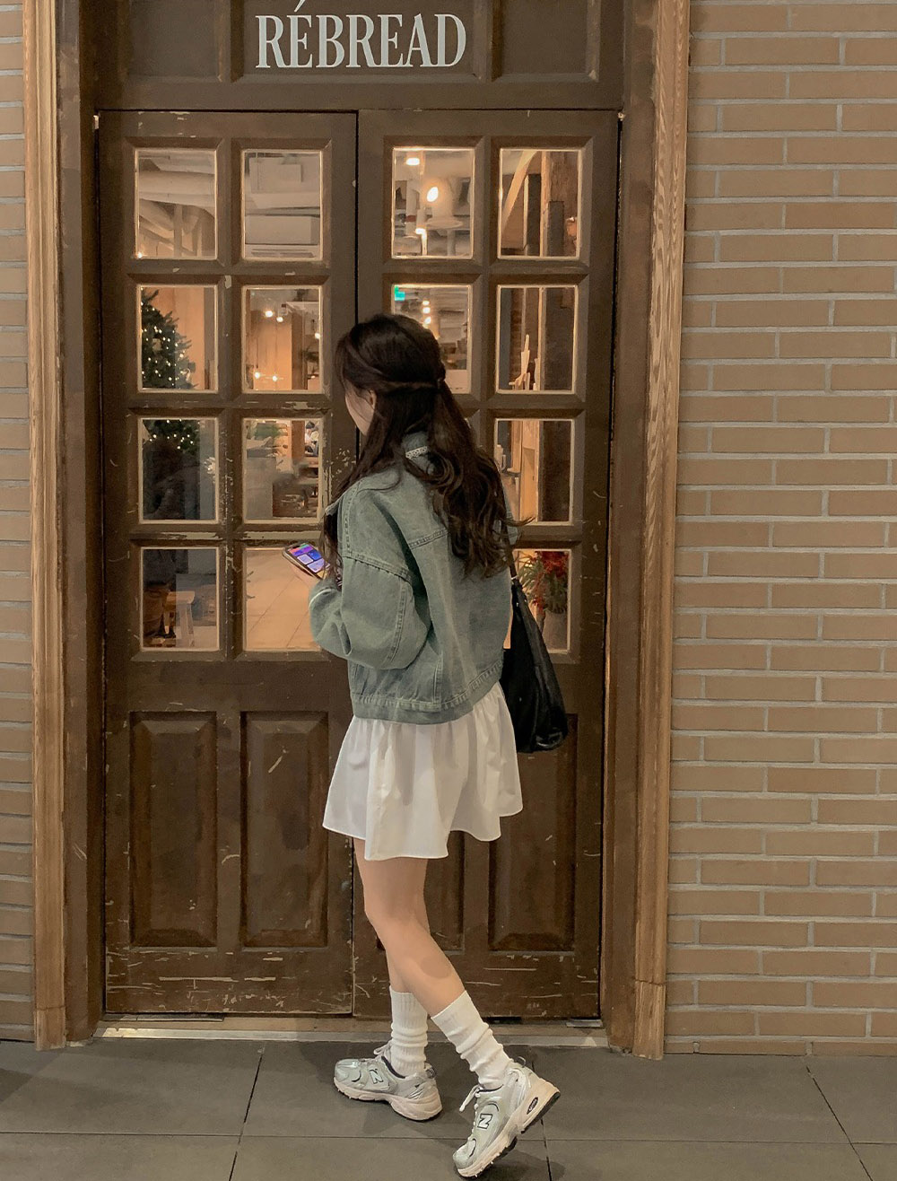 甜美蕾絲拼接牛仔外套,KOREA,358280,甜美蕾絲拼接牛仔外套,領500,999免運