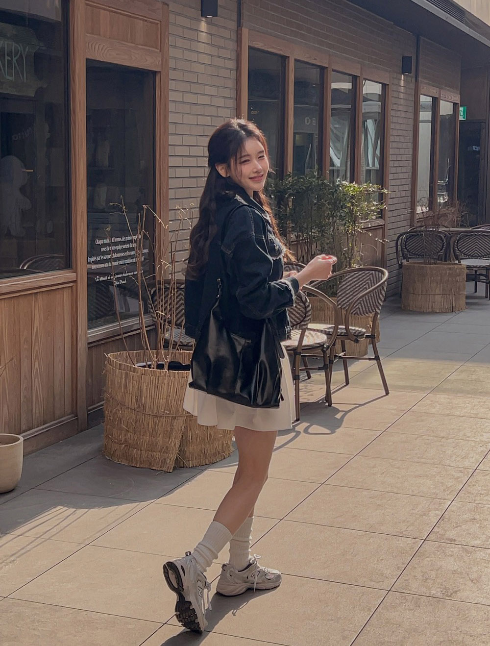 甜美蕾絲拼接牛仔外套,KOREA,358280,甜美蕾絲拼接牛仔外套,領500,999免運