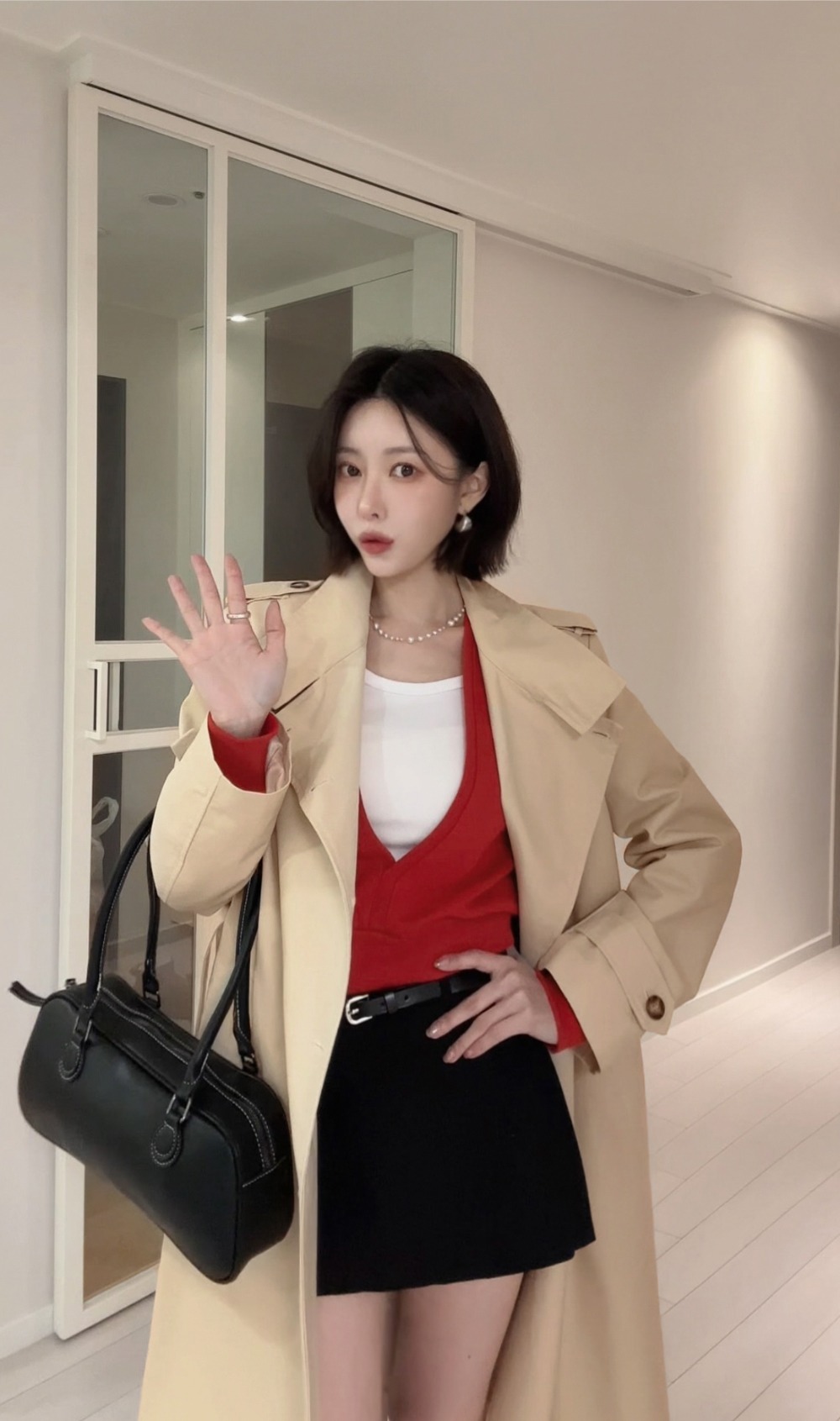 落肩蓬袖兩件式上衣,KOREA,358638,落肩蓬袖兩件式上衣,周新品優惠,NEWARRIVAL