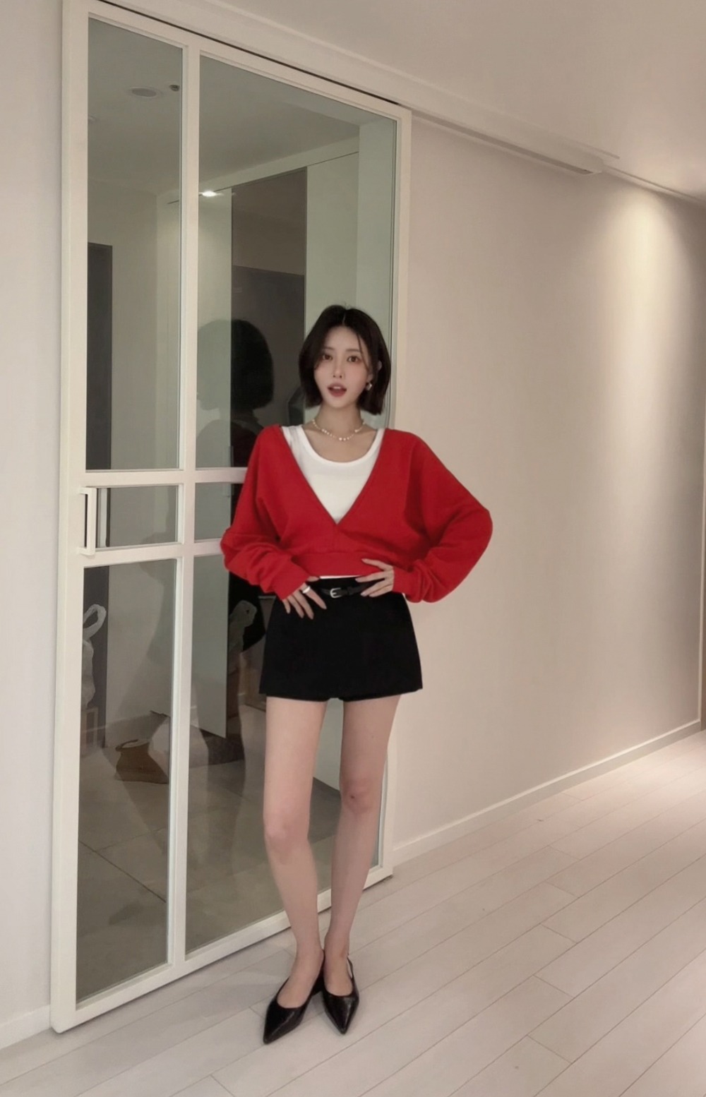 落肩蓬袖兩件式上衣,KOREA,358638,落肩蓬袖兩件式上衣,周新品優惠,NEWARRIVAL