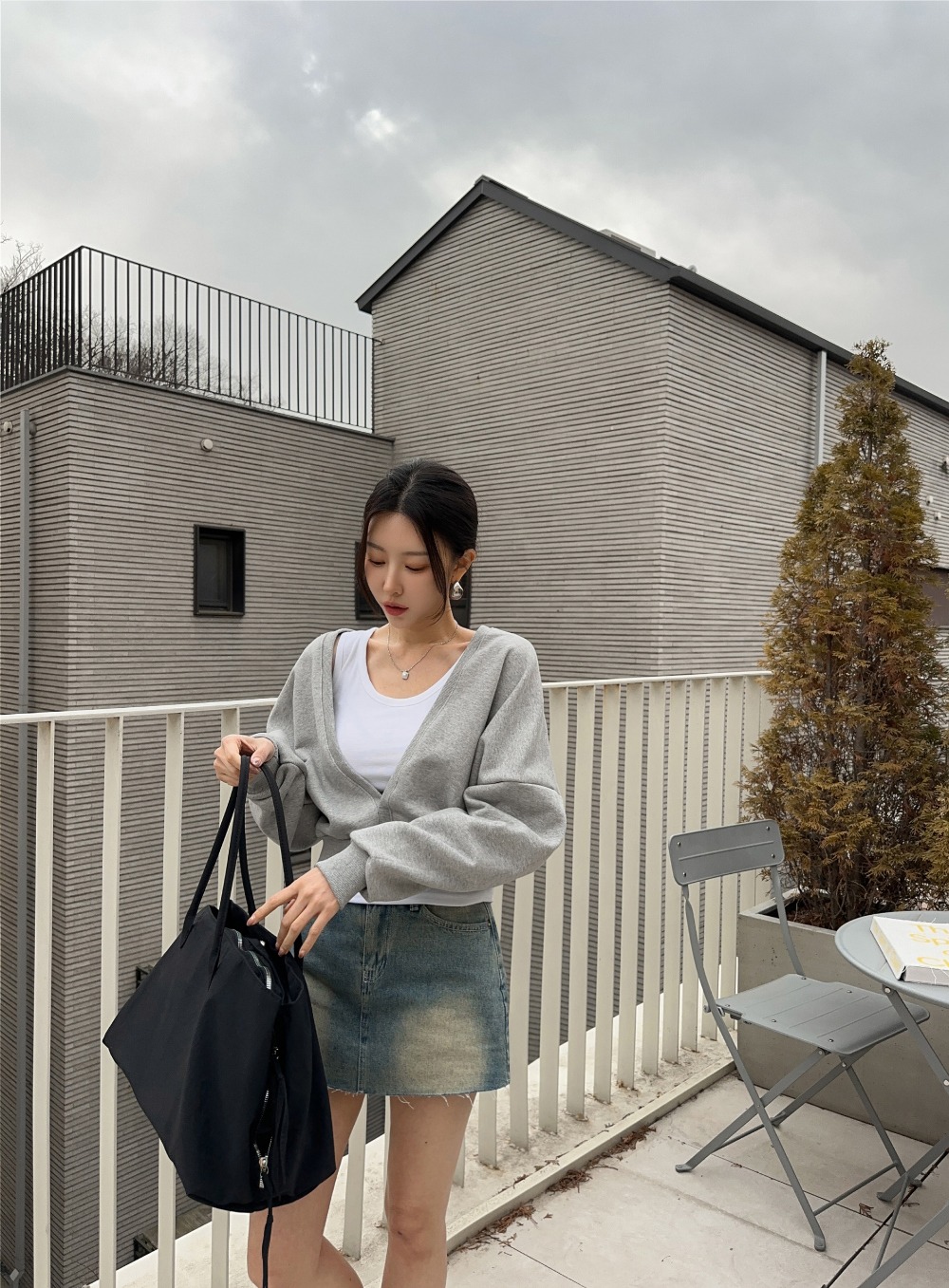 落肩蓬袖兩件式上衣,KOREA,358638,落肩蓬袖兩件式上衣,周新品優惠,NEWARRIVAL