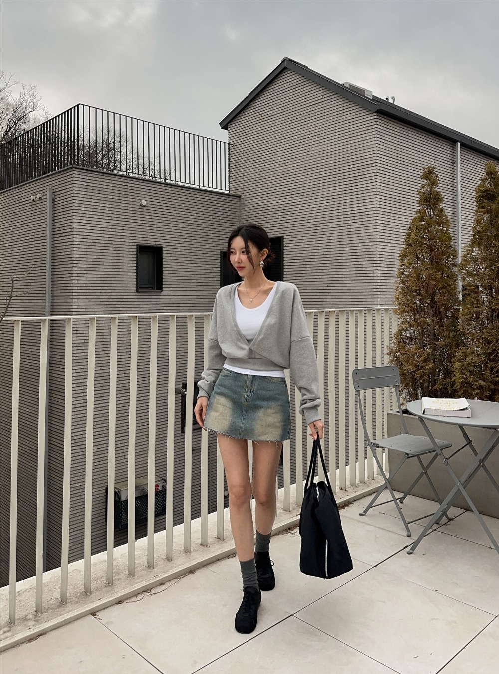 落肩蓬袖兩件式上衣,KOREA,358638,落肩蓬袖兩件式上衣,周新品優惠,NEWARRIVAL