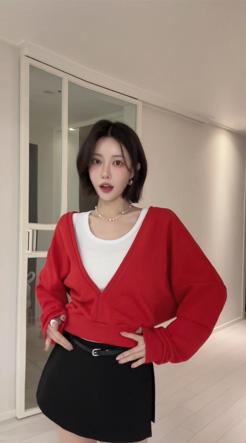 落肩蓬袖兩件式上衣,KOREA,358638,落肩蓬袖兩件式上衣,周新品優惠,NEWARRIVAL