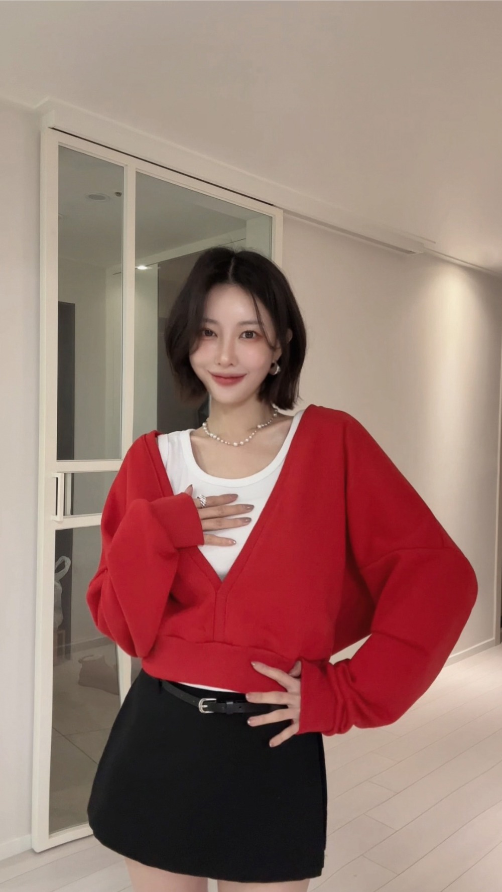 落肩蓬袖兩件式上衣,KOREA,358638,落肩蓬袖兩件式上衣,周新品優惠,NEWARRIVAL