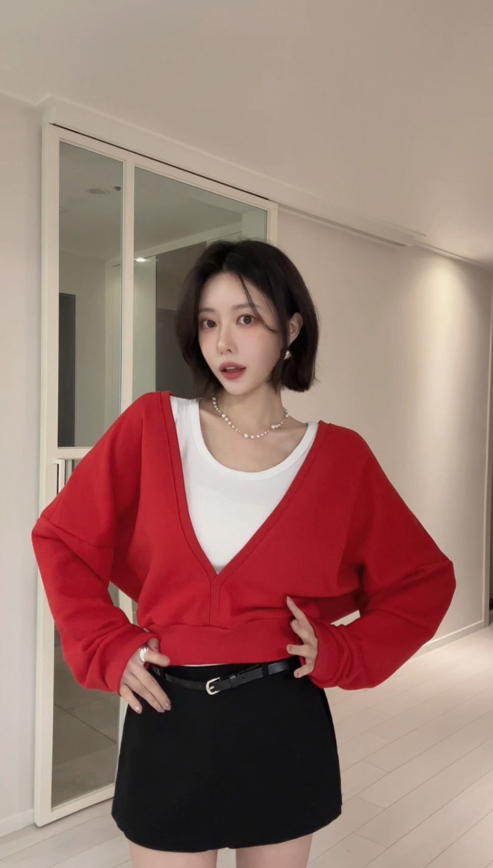 落肩蓬袖兩件式上衣,KOREA,358638,落肩蓬袖兩件式上衣,周新品優惠,NEWARRIVAL