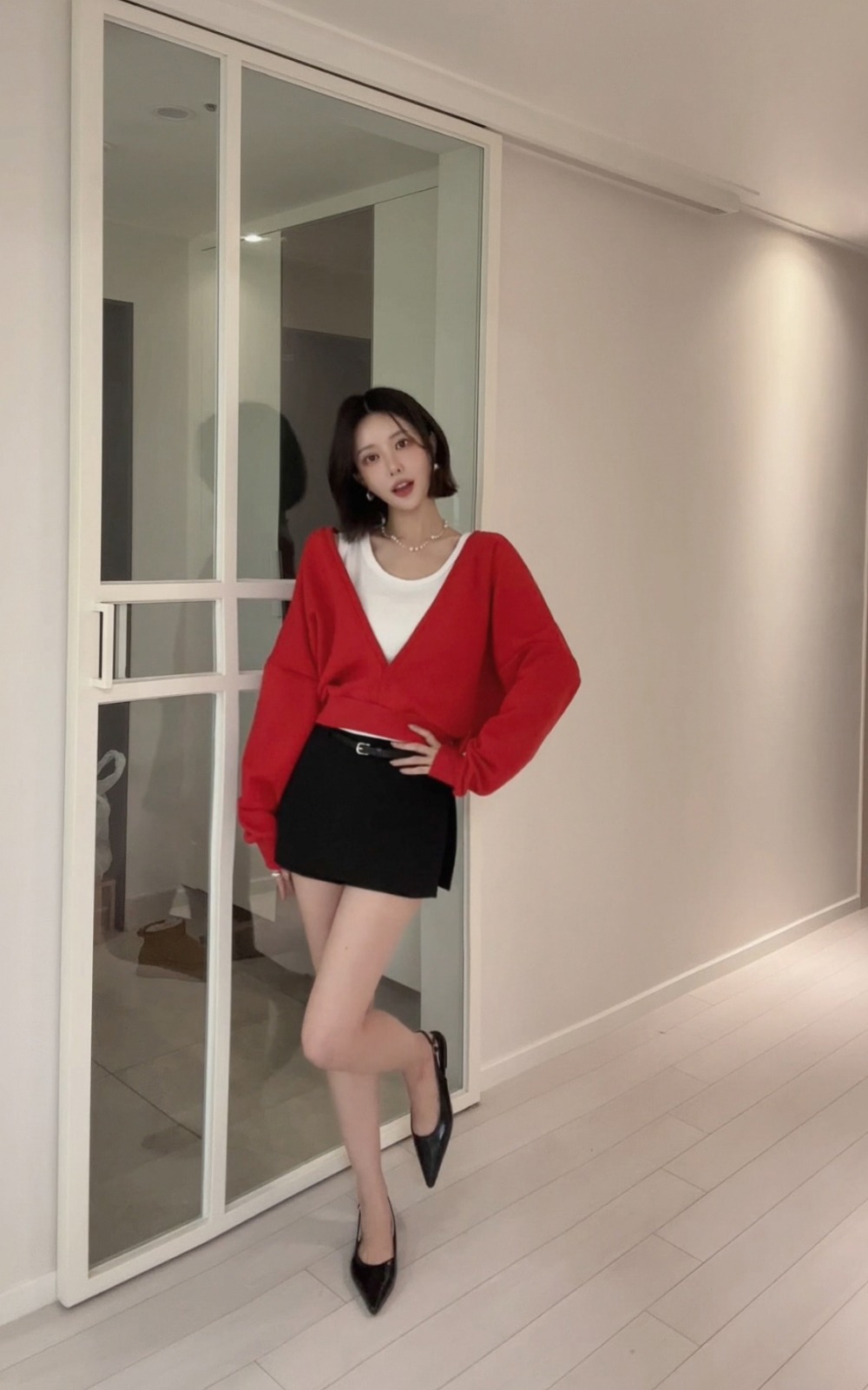 落肩蓬袖兩件式上衣,KOREA,358638,落肩蓬袖兩件式上衣,周新品優惠,NEWARRIVAL