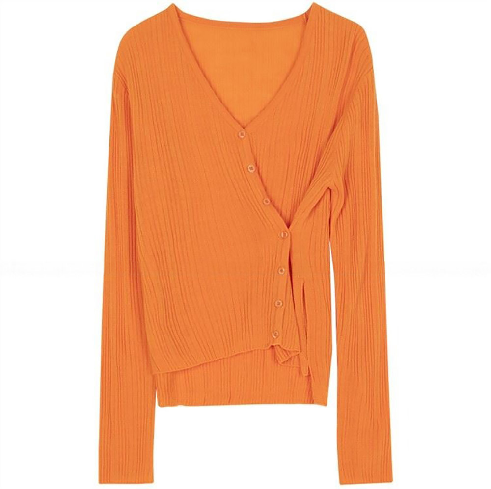 簡約兩穿V領針織外套,連衣裙,KOREA,358655,簡約兩穿V領針織外套,999免運