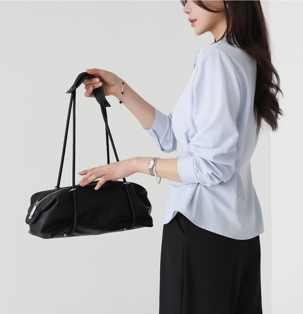 知性優雅收腰長袖襯衫,KOREA,357667,知性優雅收腰長袖襯衫,周新品優惠,NEWARRIVAL