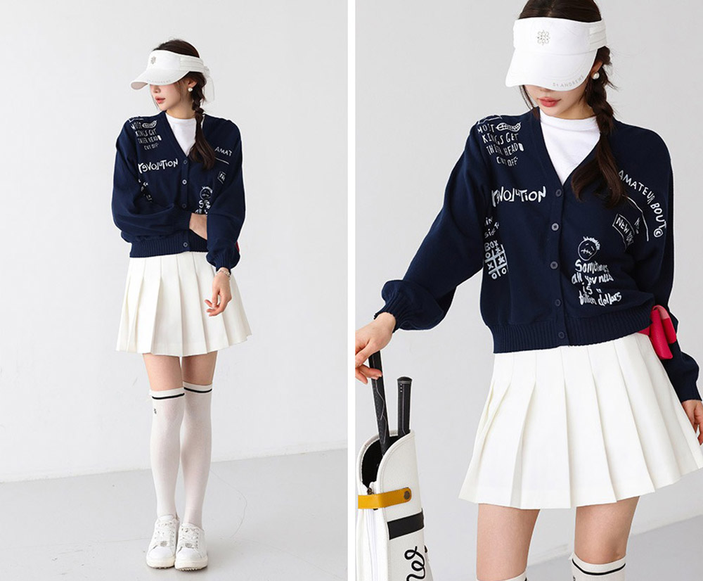 休閒塗鴉印花針織外套,KOREA,357669,休閒塗鴉印花針織外套,周新品優惠,NEWARRIVAL