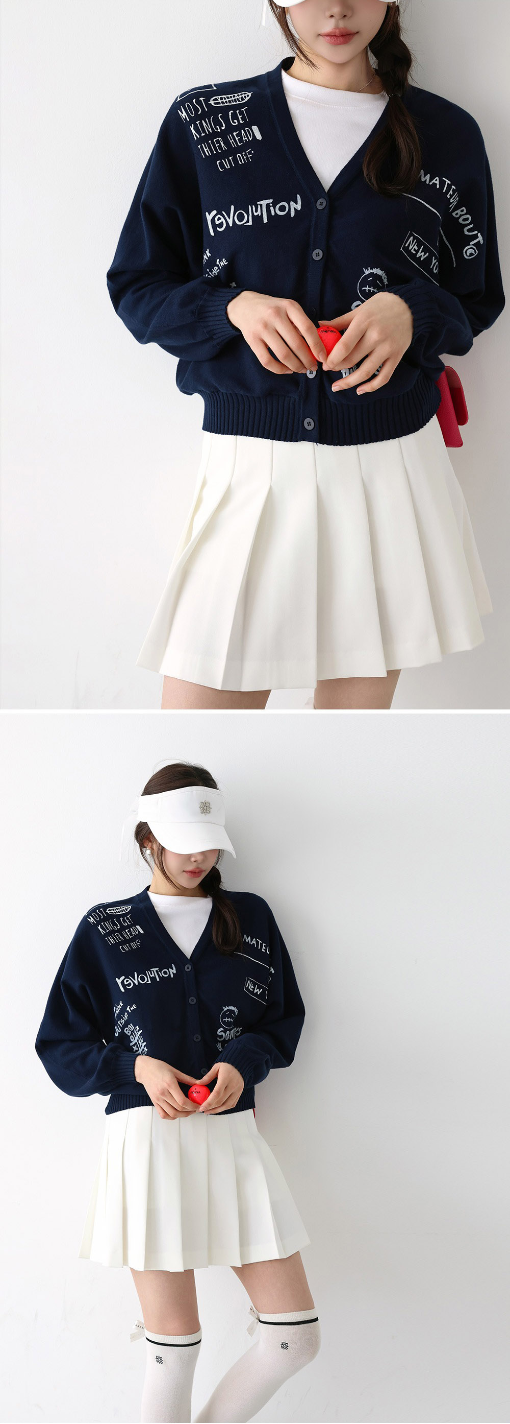 休閒塗鴉印花針織外套,KOREA,357669,休閒塗鴉印花針織外套,周新品優惠,NEWARRIVAL