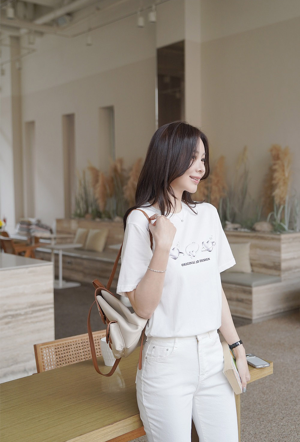 立體感愛心印花上衣,KOREA,357876,立體感愛心印花上衣,領500,999免運