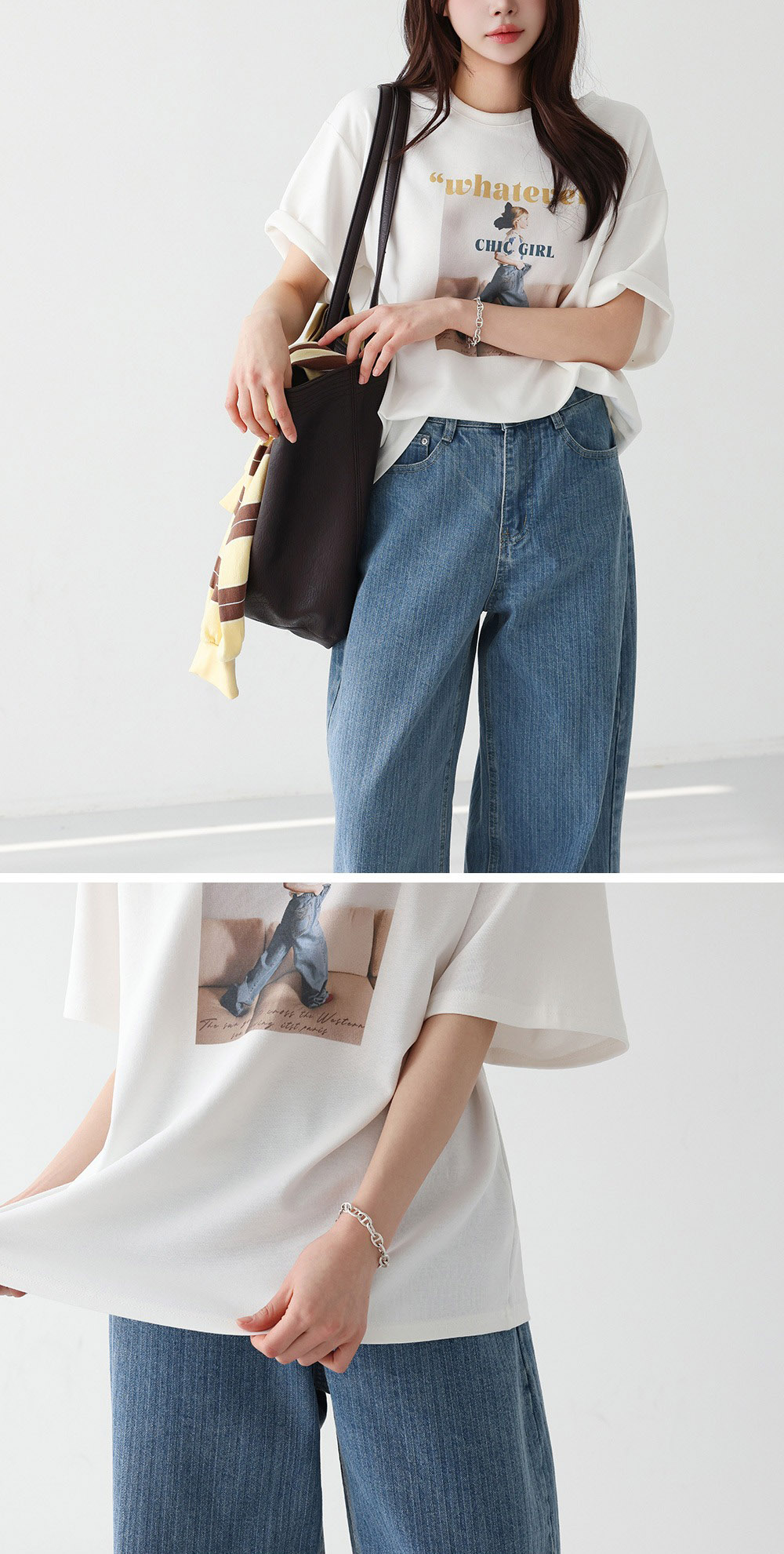 字母印花寬鬆短袖上衣,KOREA,358167,字母印花寬鬆短袖上衣,領500,999免運