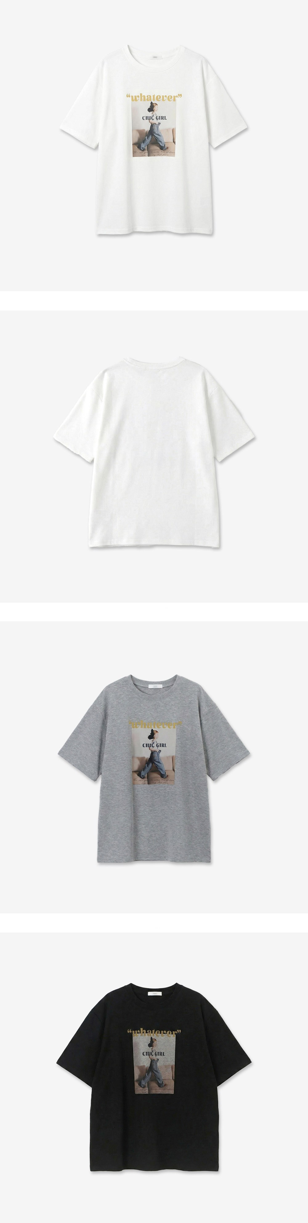 字母印花寬鬆短袖上衣,KOREA,358167,字母印花寬鬆短袖上衣,領500,999免運