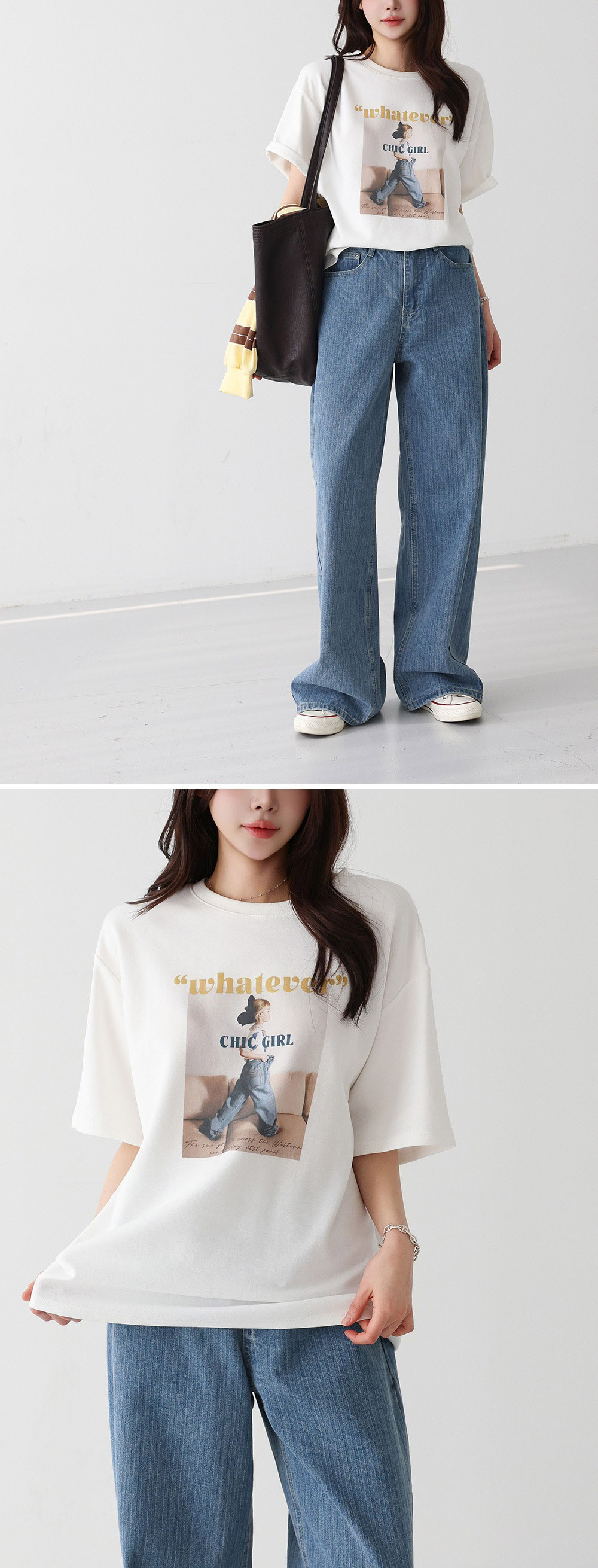 字母印花寬鬆短袖上衣,KOREA,358167,字母印花寬鬆短袖上衣,領500,999免運