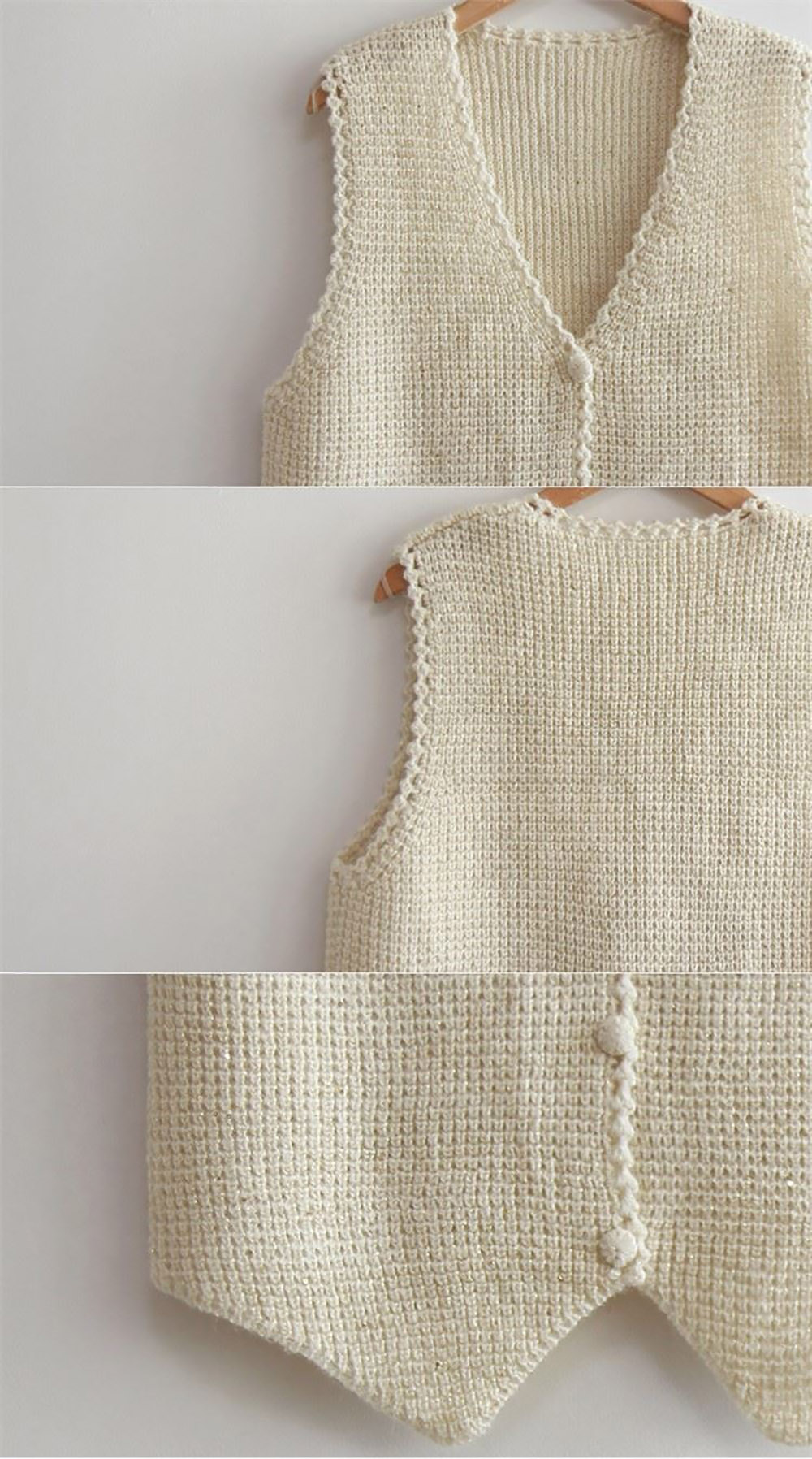 質感V領針織背心外套,KOREA,359292,質感V領針織背心外套,領500,999免運