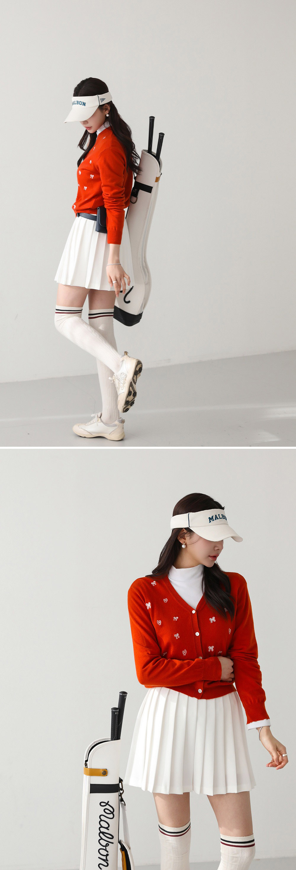 刺繡蝴蝶結針織外套,KOREA,355762,刺繡蝴蝶結針織外套,領500,999免運