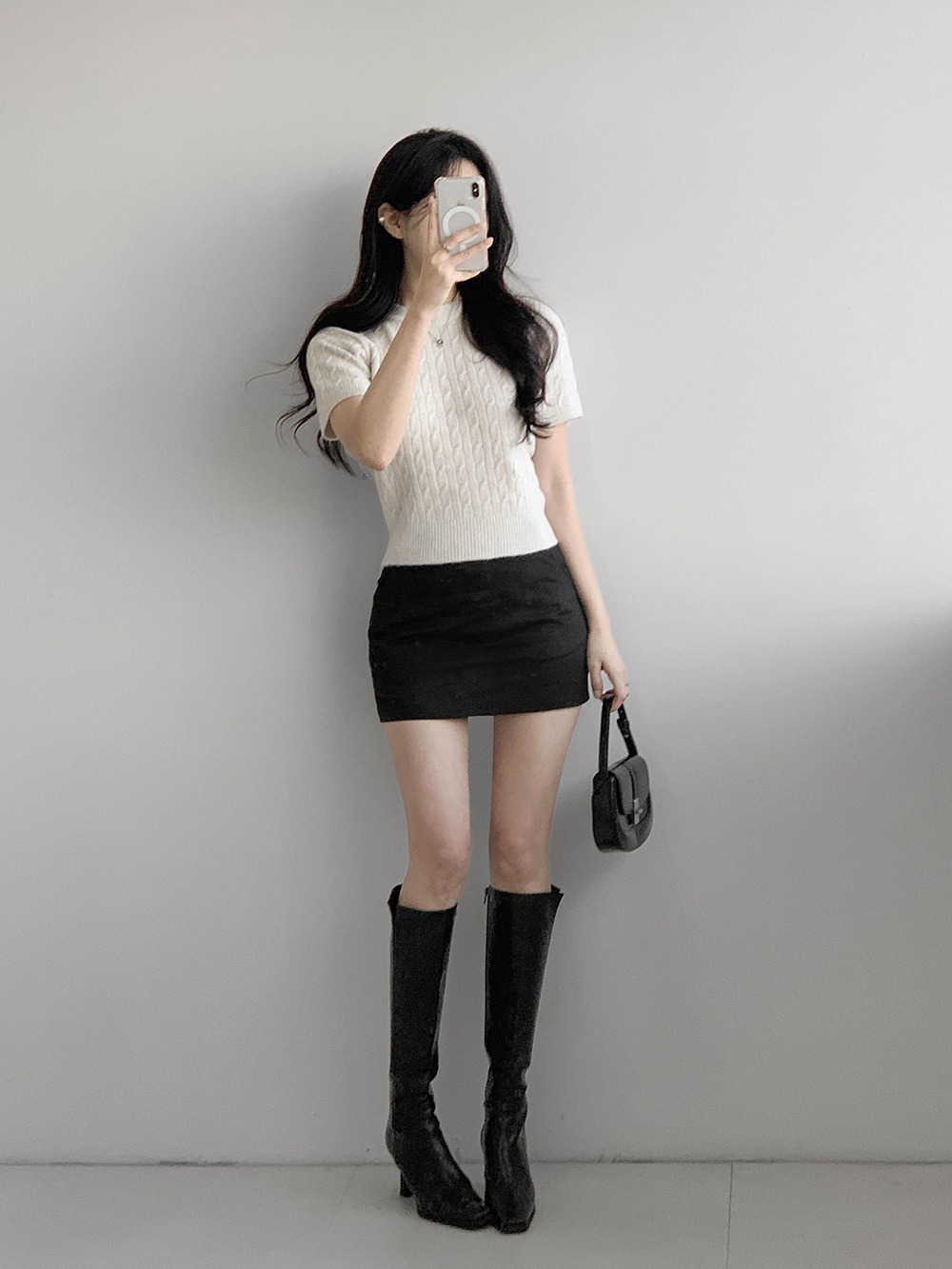 經典麻花針織短袖上衣,KOREA,357660,經典麻花針織短袖上衣,周新品優惠,NEWARRIVAL