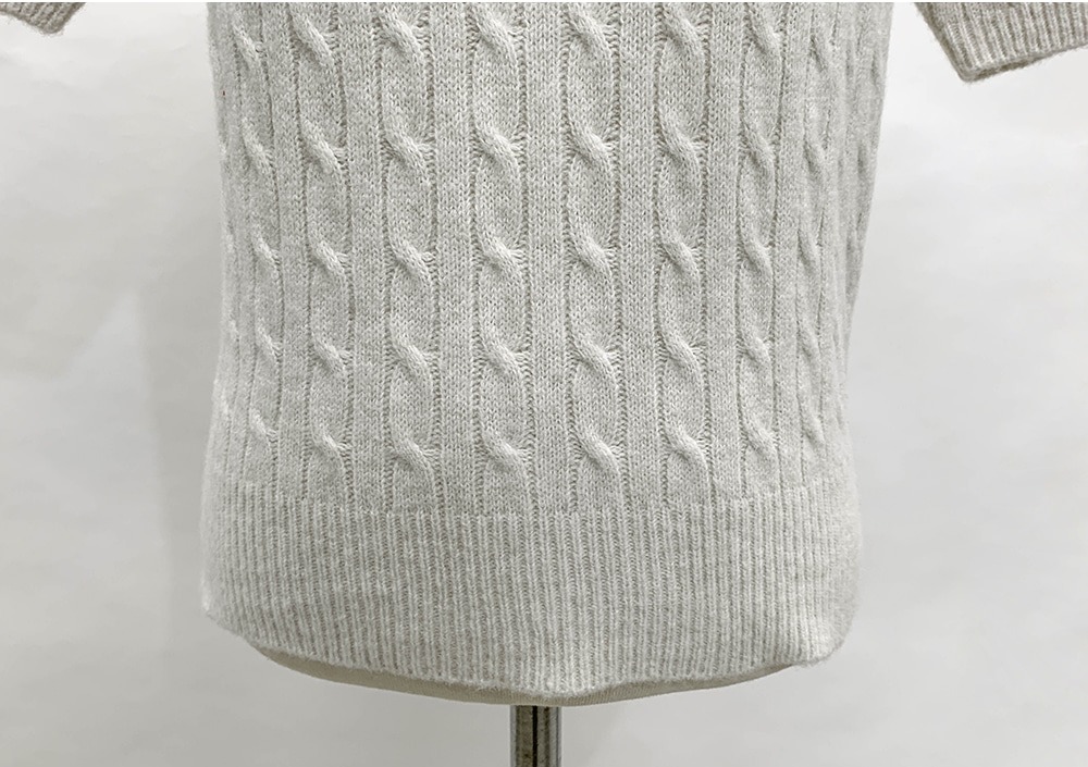 經典麻花針織短袖上衣,KOREA,357660,經典麻花針織短袖上衣,周新品優惠,NEWARRIVAL