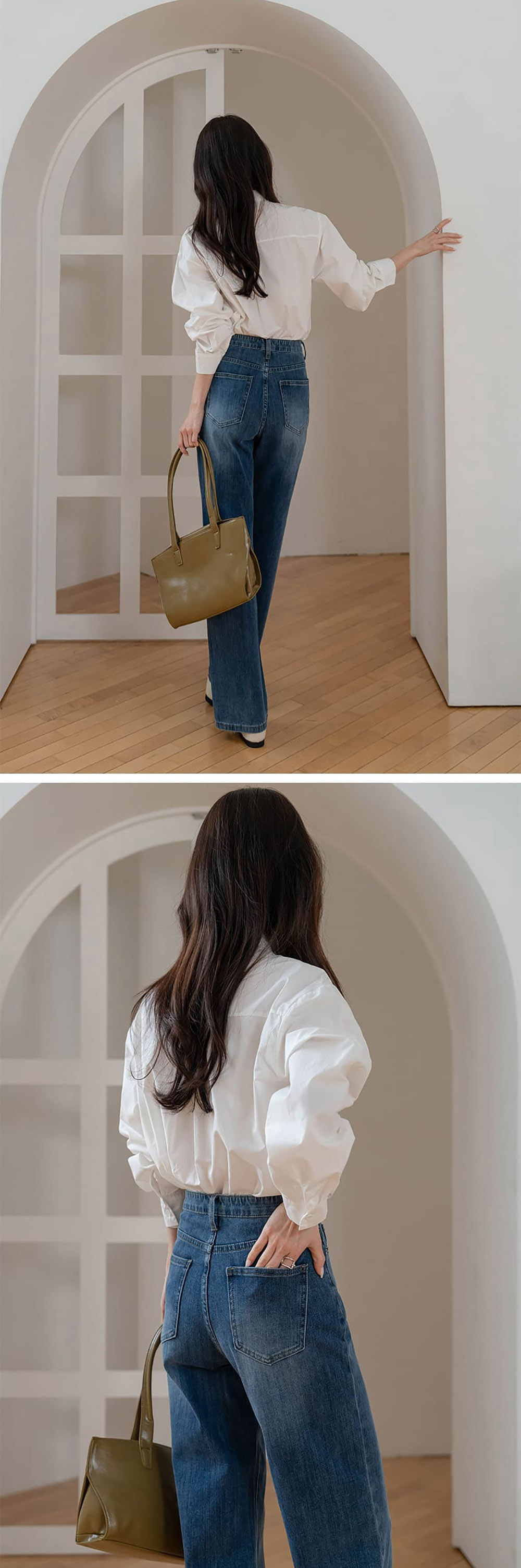 領口絲巾設計長袖襯衫,KOREA,358004,領口絲巾設計長袖襯衫,領500,999免運