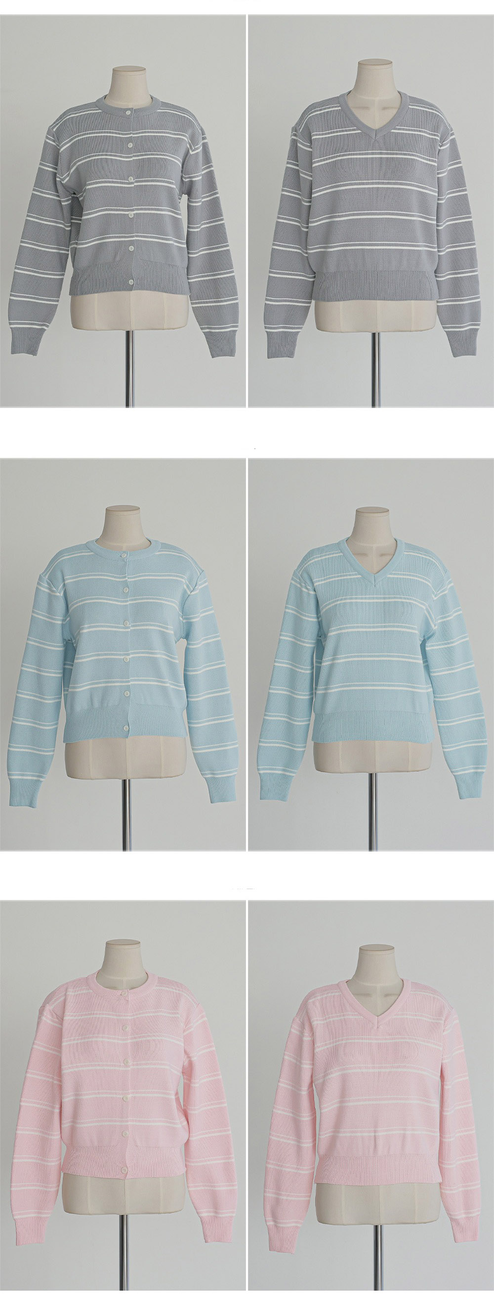 條紋正反兩穿針織上衣,KOREA,358645,條紋正反兩穿針織上衣,周新品優惠,NEWARRIVAL