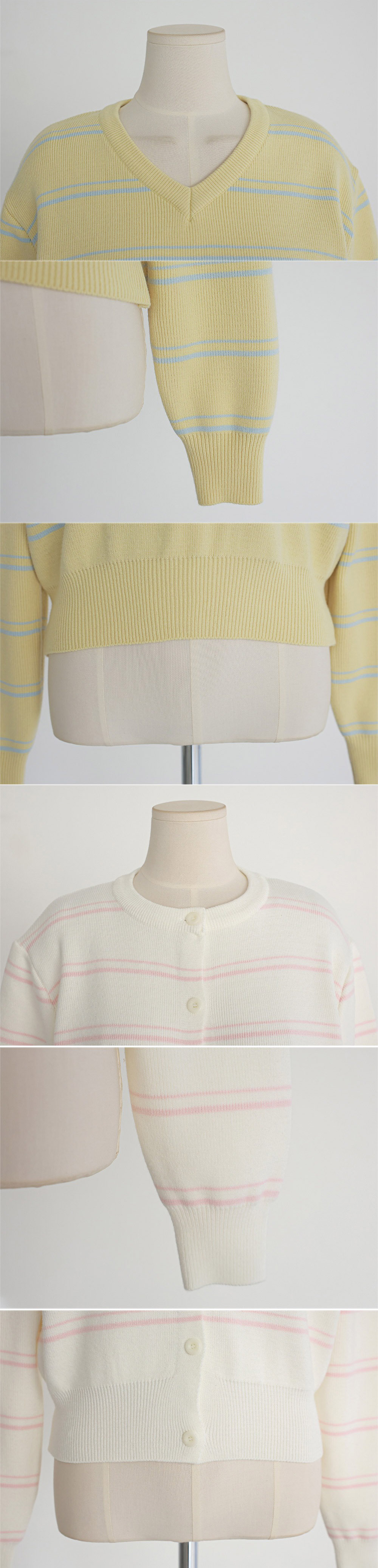 條紋正反兩穿針織上衣,KOREA,358645,條紋正反兩穿針織上衣,周新品優惠,NEWARRIVAL