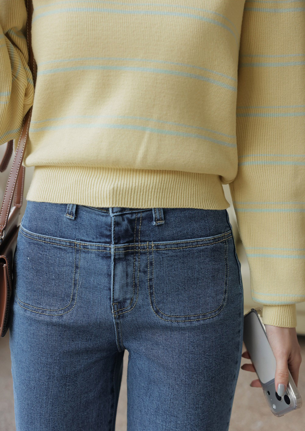 條紋正反兩穿針織上衣,KOREA,358645,條紋正反兩穿針織上衣,周新品優惠,NEWARRIVAL